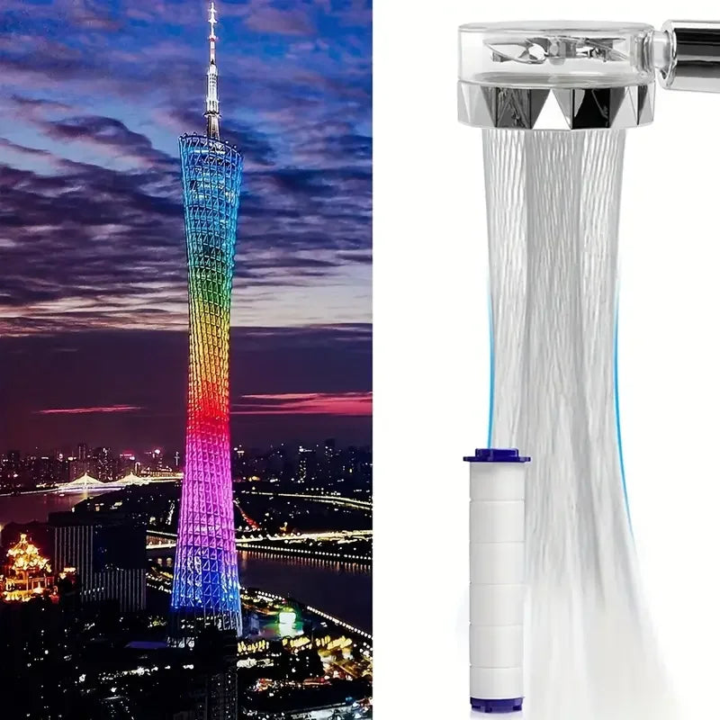 Experience Ultimate Comfort with the 360° Rotating High Pressure Water Saving Handheld Shower Head