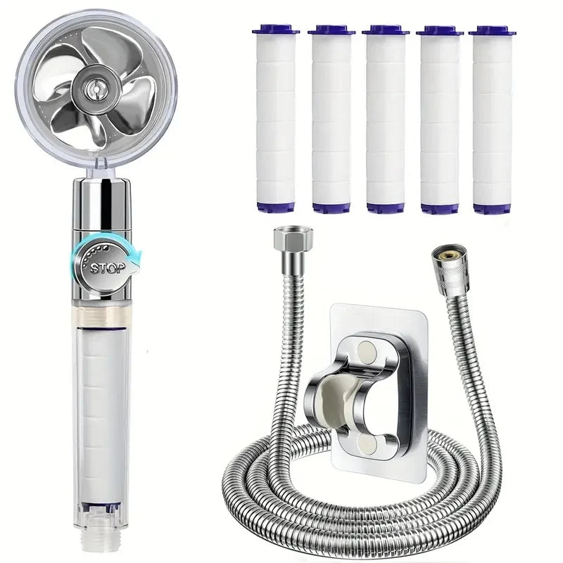 Experience Ultimate Comfort with the 360° Rotating High Pressure Water Saving Handheld Shower Head