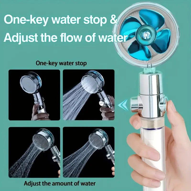 Experience Ultimate Comfort with the 360° Rotating High Pressure Water Saving Handheld Shower Head